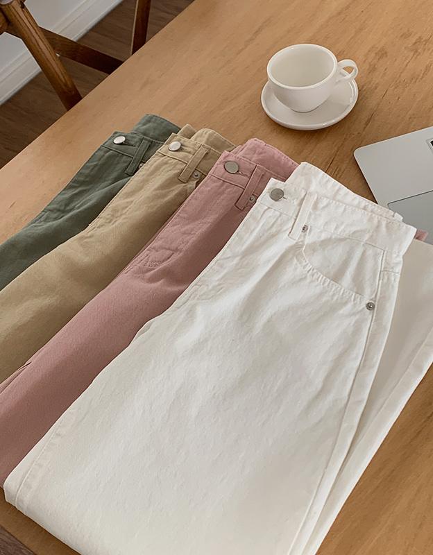 701 와이드 코튼 팬츠 (S~XL)(4color)