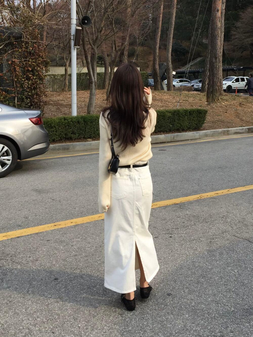 오브 코튼 스커트