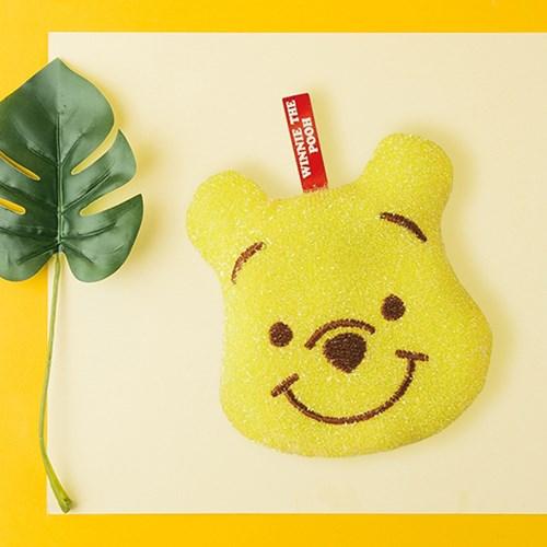 곰돌이푸 수세미 캐릭터 스펀지 주방 설거지