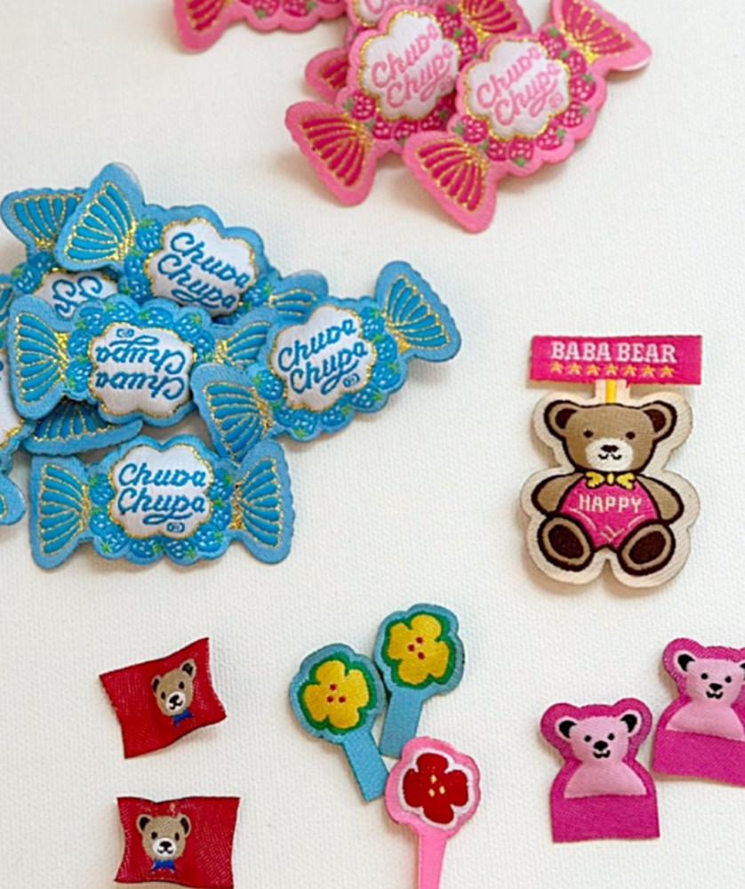 볼록 입체 라벨 귀여운 곰돌이라벨