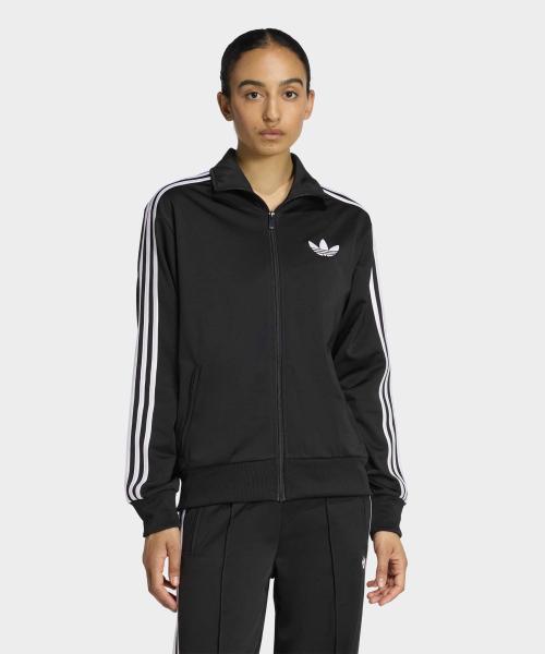 파이어버드 루즈 트랙탑 - 블랙:화이트 / KD7983