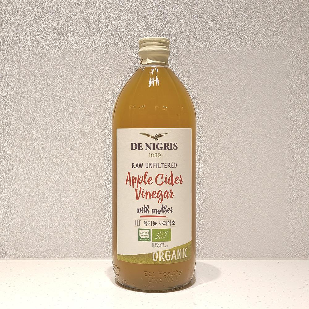 데니그리스 유기농사과식초 1리터 애플사이다비니거 애사비 천연사과식초 드니그리스 [원산지:이탈리아]