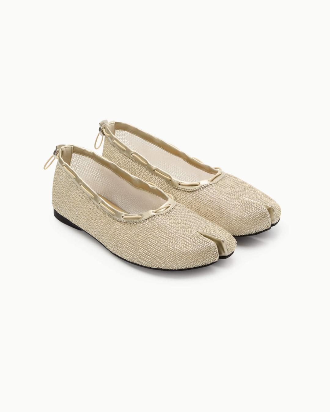 Mesh Air String Flat / Gold