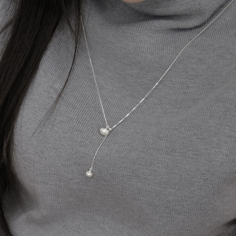 DROP PEARL NECKLACE
