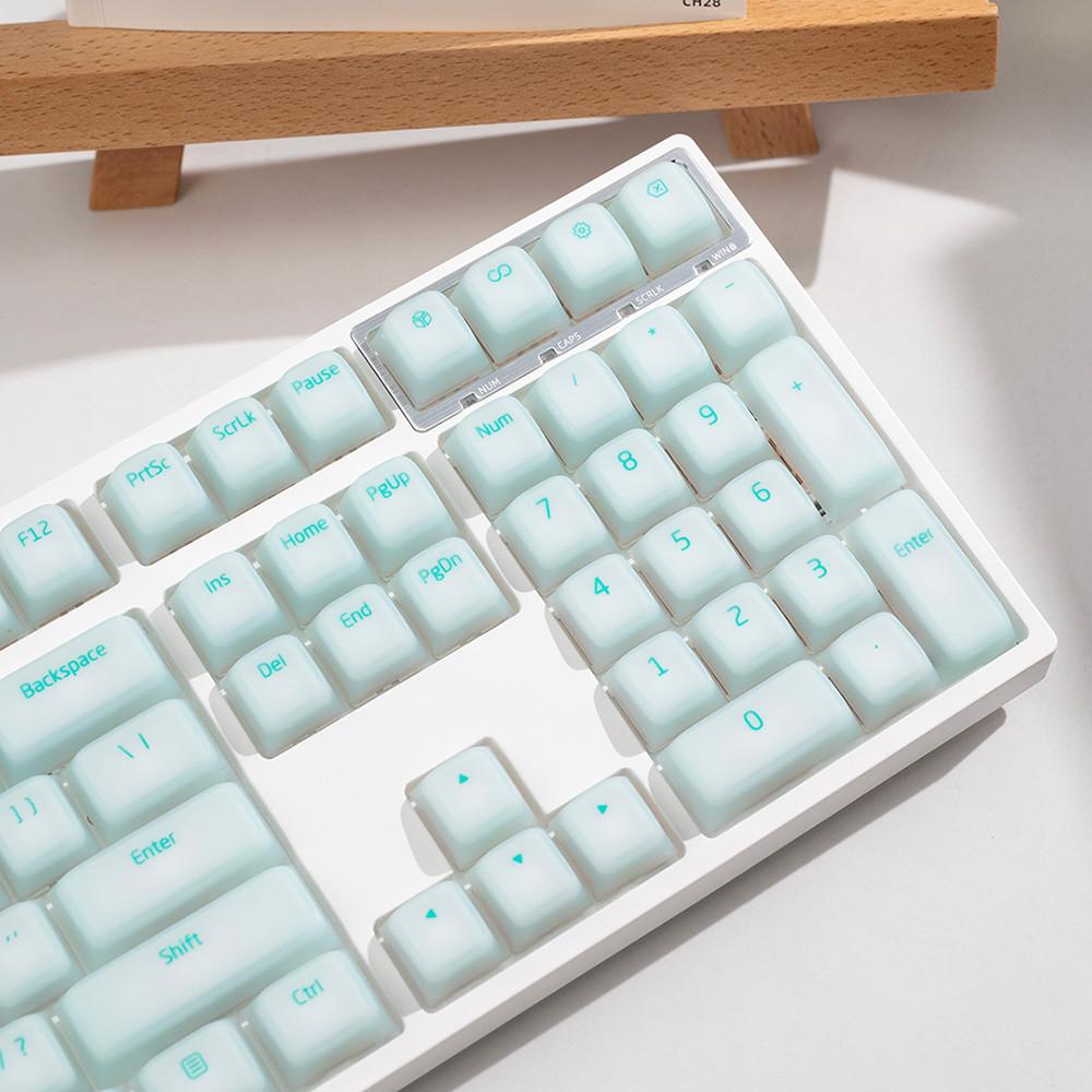 젤리 푸딩 키캡 민트 실리콘 반투명 고드름 Cherry 커스텀 한무무 독거미 기계식키보드