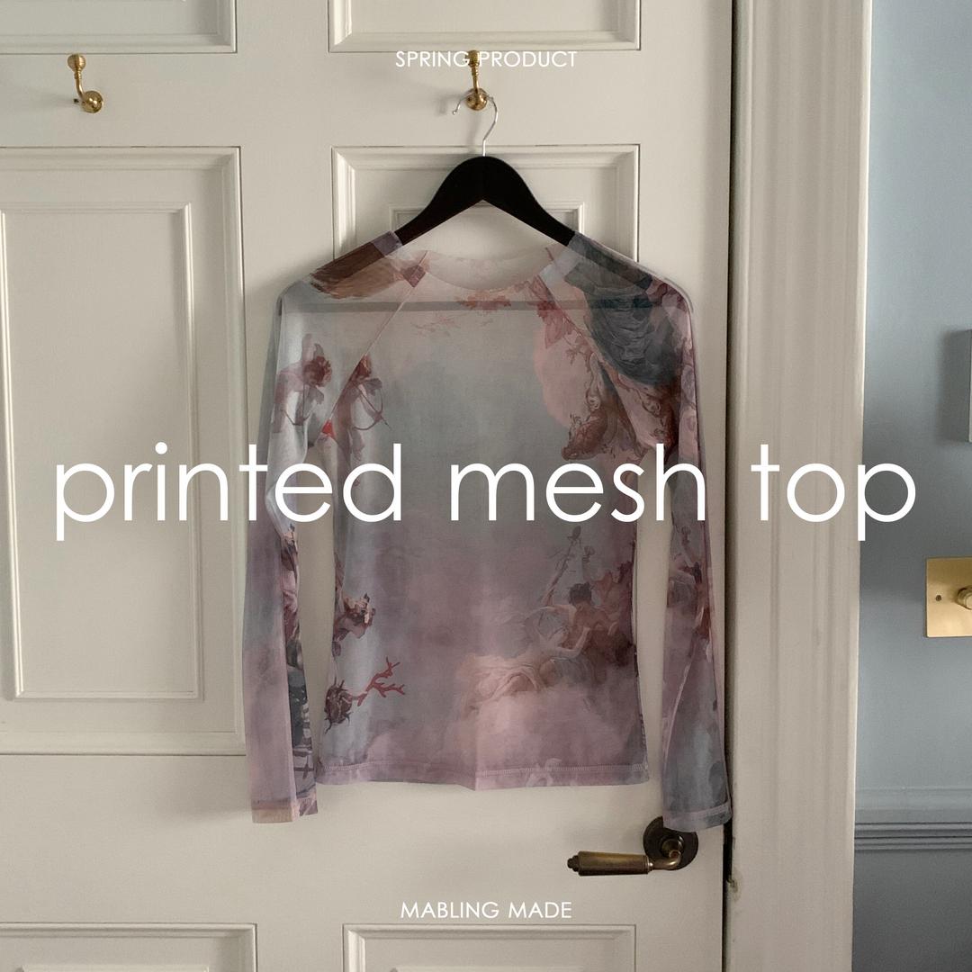 (4/18 02:00pm open) printed mesh top