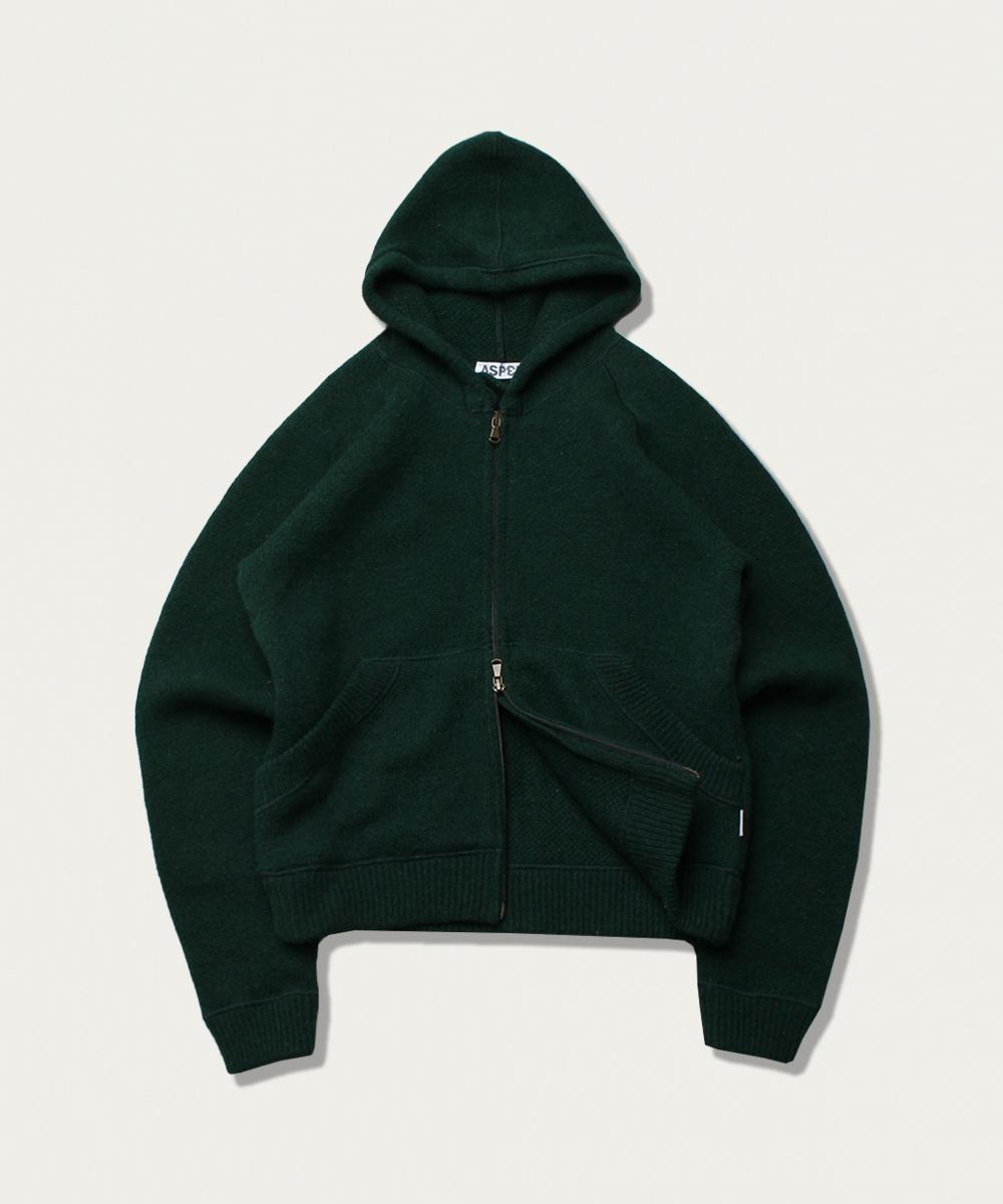 Aspesi zip up wool knit