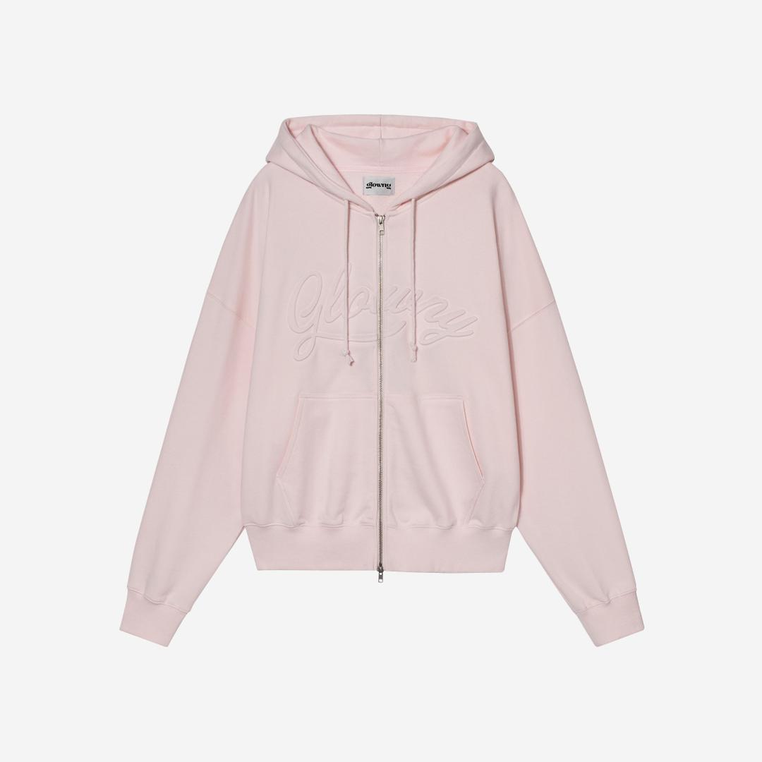 (W) Glowny Jordan Zip-Up Hoodie Pink