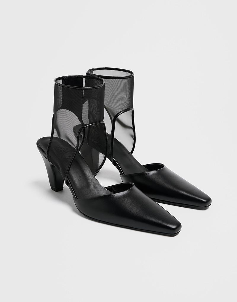 KALLO mesh pumps_black