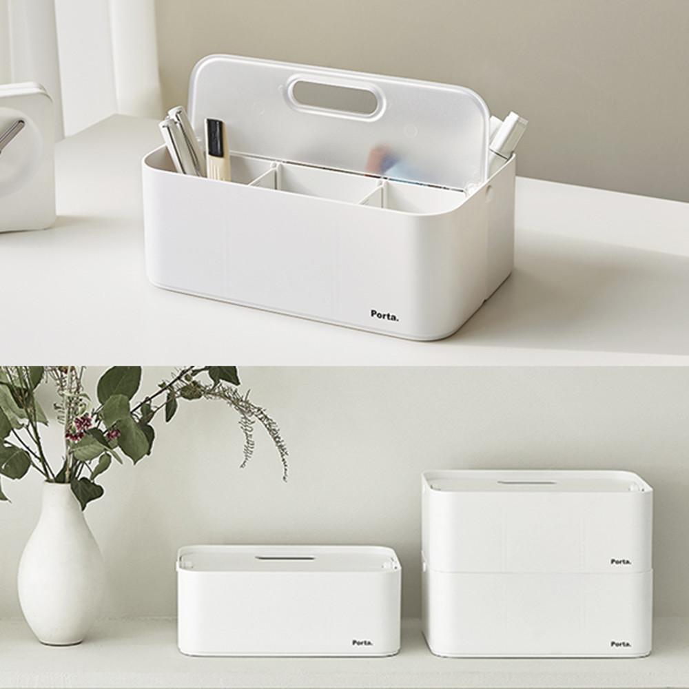 오픈 칸막이 정리함 포르타 수납함 멀티박스