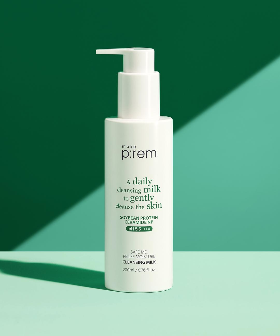 메이크프렘 [직잭픽] 세이프 미 릴리프 모이스처 클렌징 밀크 200ml