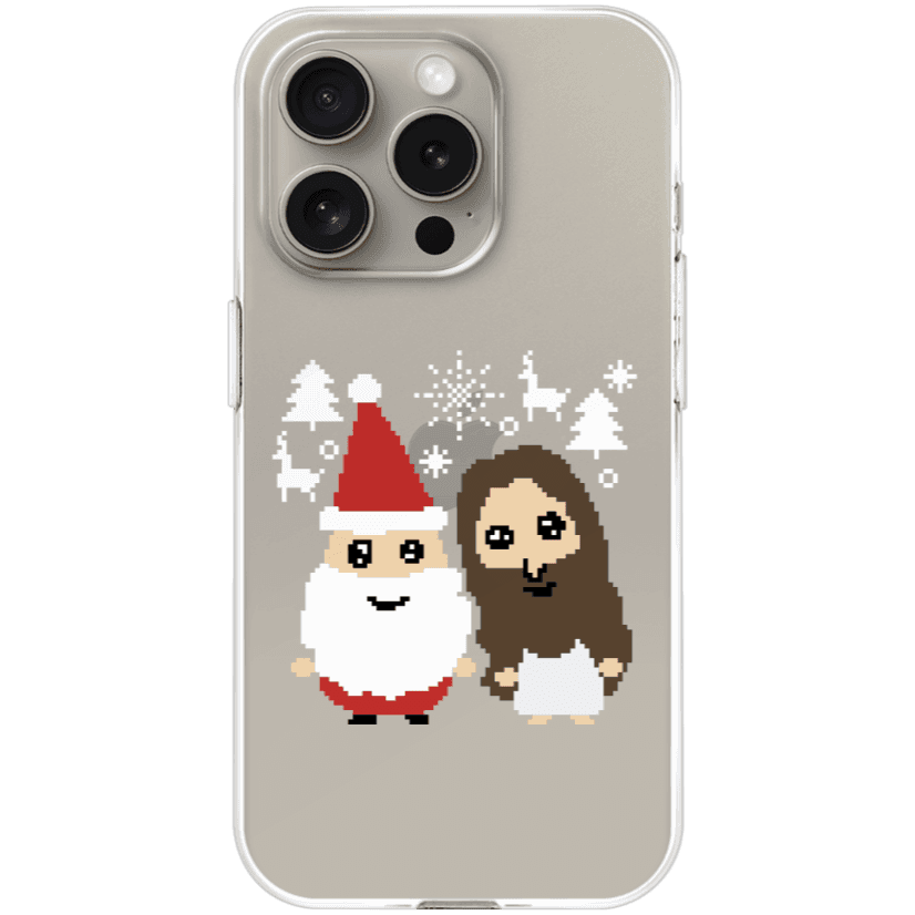 다자이 유상무 Dajai Yusanmu 성탄절 투명 아이폰 케이스 ㅣ 마플샵