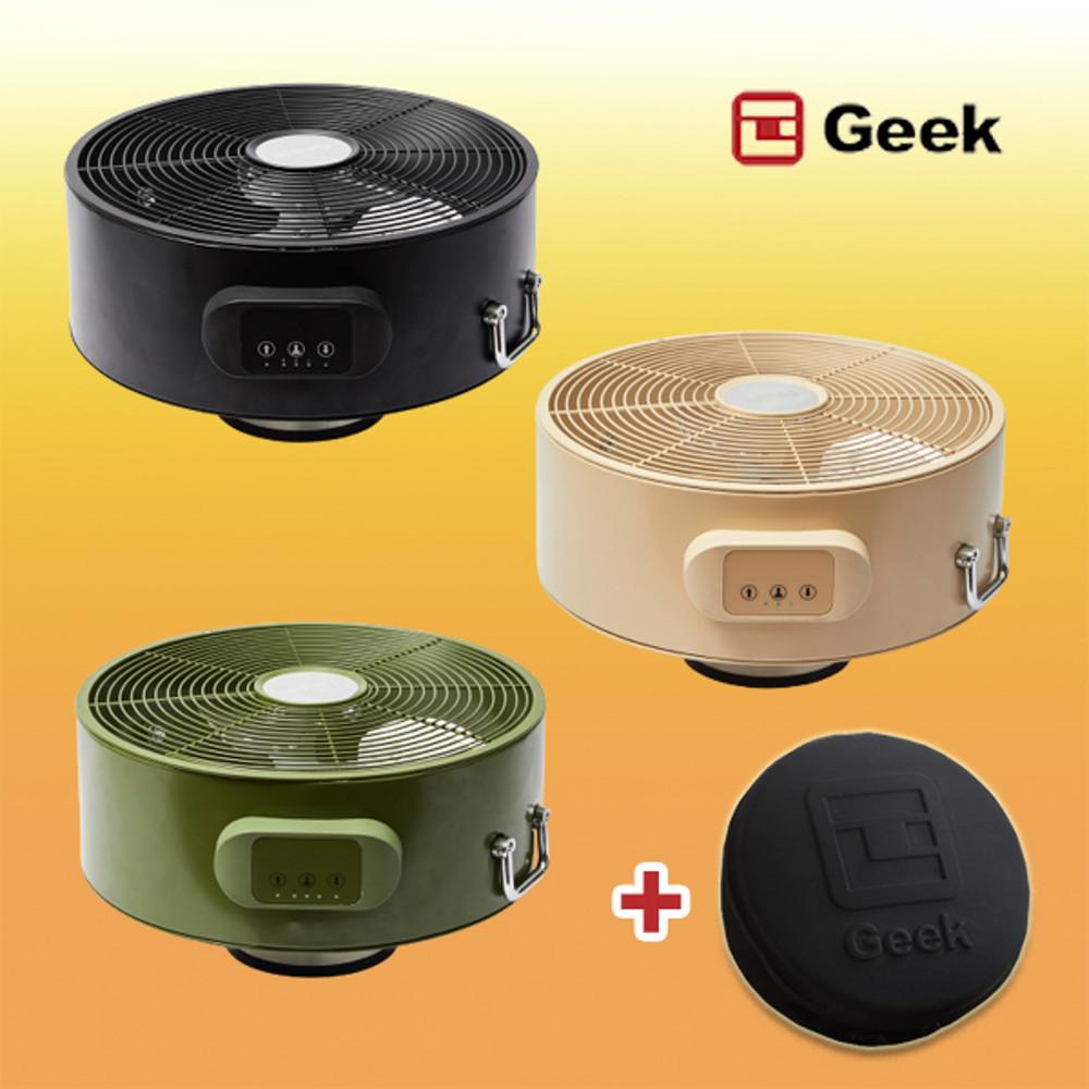 GEEK 히텁팬 난로팬 동력팬  타프팬 캠핑 공기순환기 가방포함