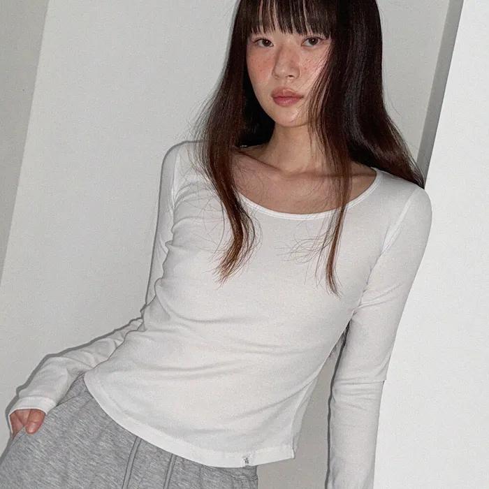 스틸 베이직 긴팔 티셔츠(유넥ver.)