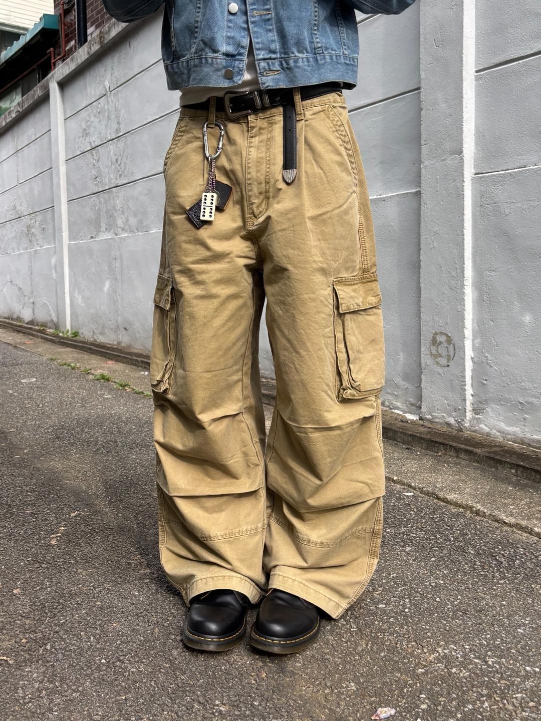 피그워싱 빈티지 카고팬츠 1C