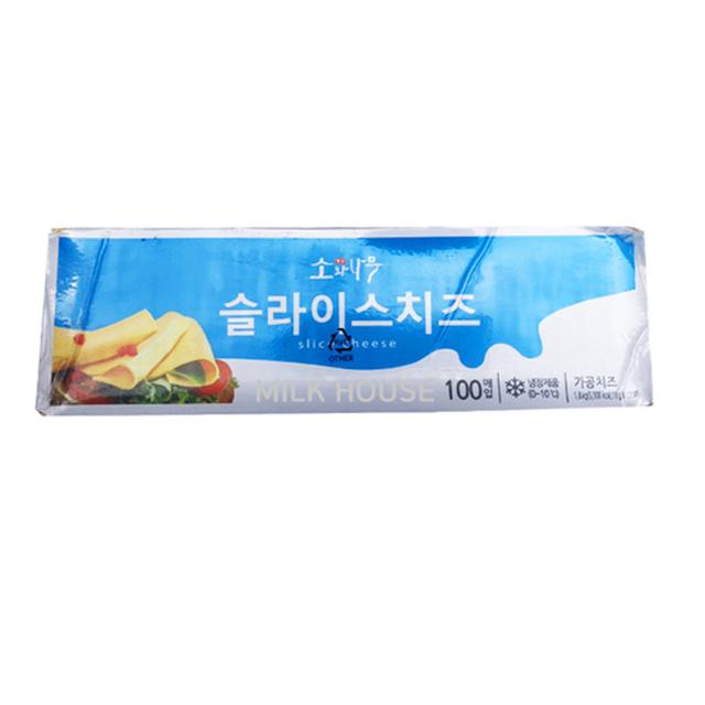 동원 소와나무 체다 슬라이스 100매 (1.8Kg) / 체다베이커리치즈
