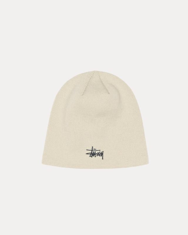 BASIC STÜSSY SKULLCAP - Limestone / ONE SIZE