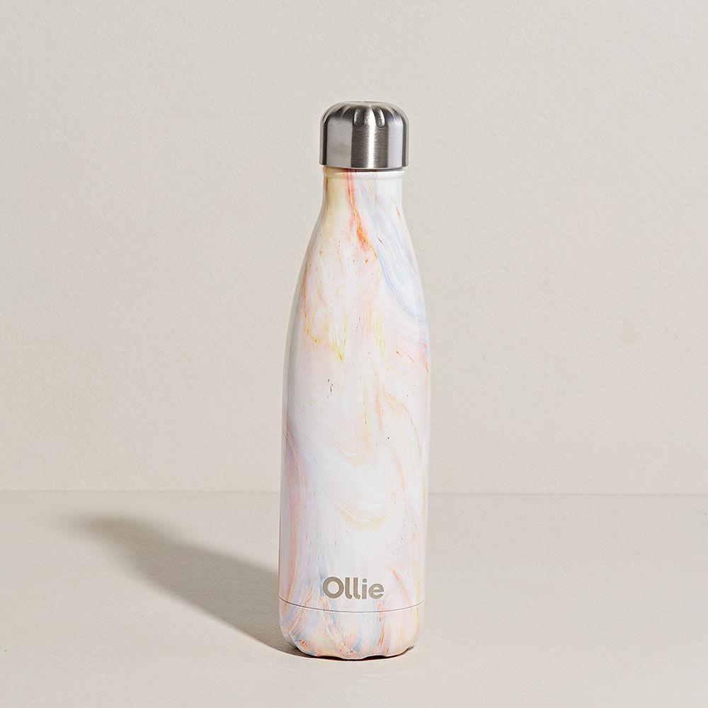 올리 워터보틀 500ml - 핑크 마블
