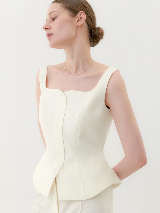 Cora Square Neck Vest (2 Color)