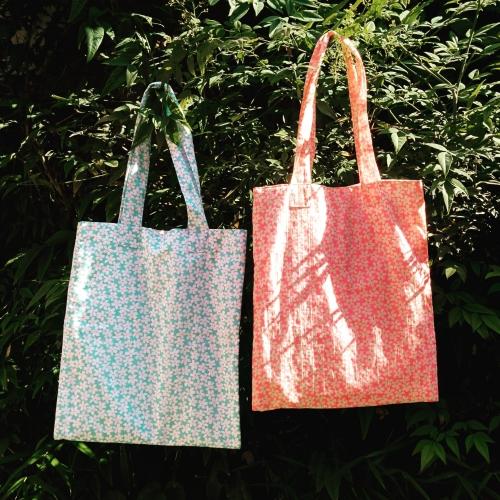 파스텔 플라워 코튼백