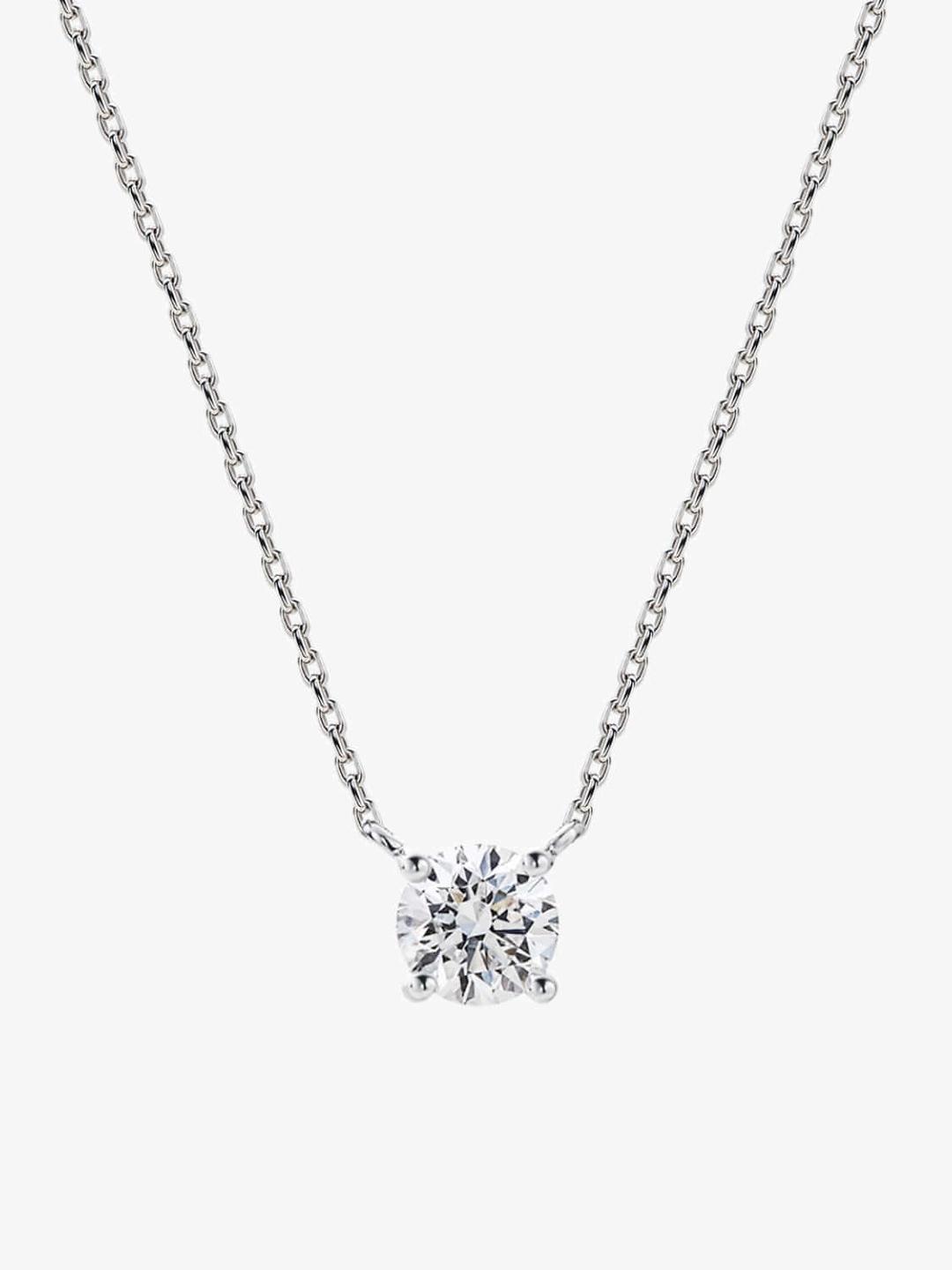 랩다이아몬드 4프롱 목걸이 (1부~3캐럿)