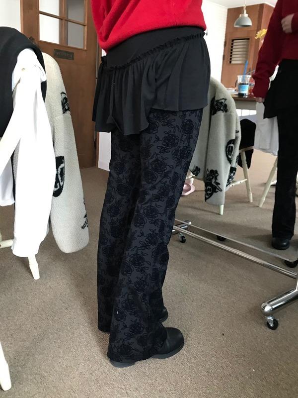 오네 (당일발송) rose banding pants