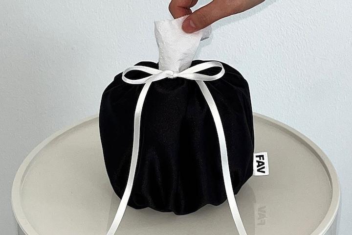 POY TISSUE (BLACK) 휴지 커버