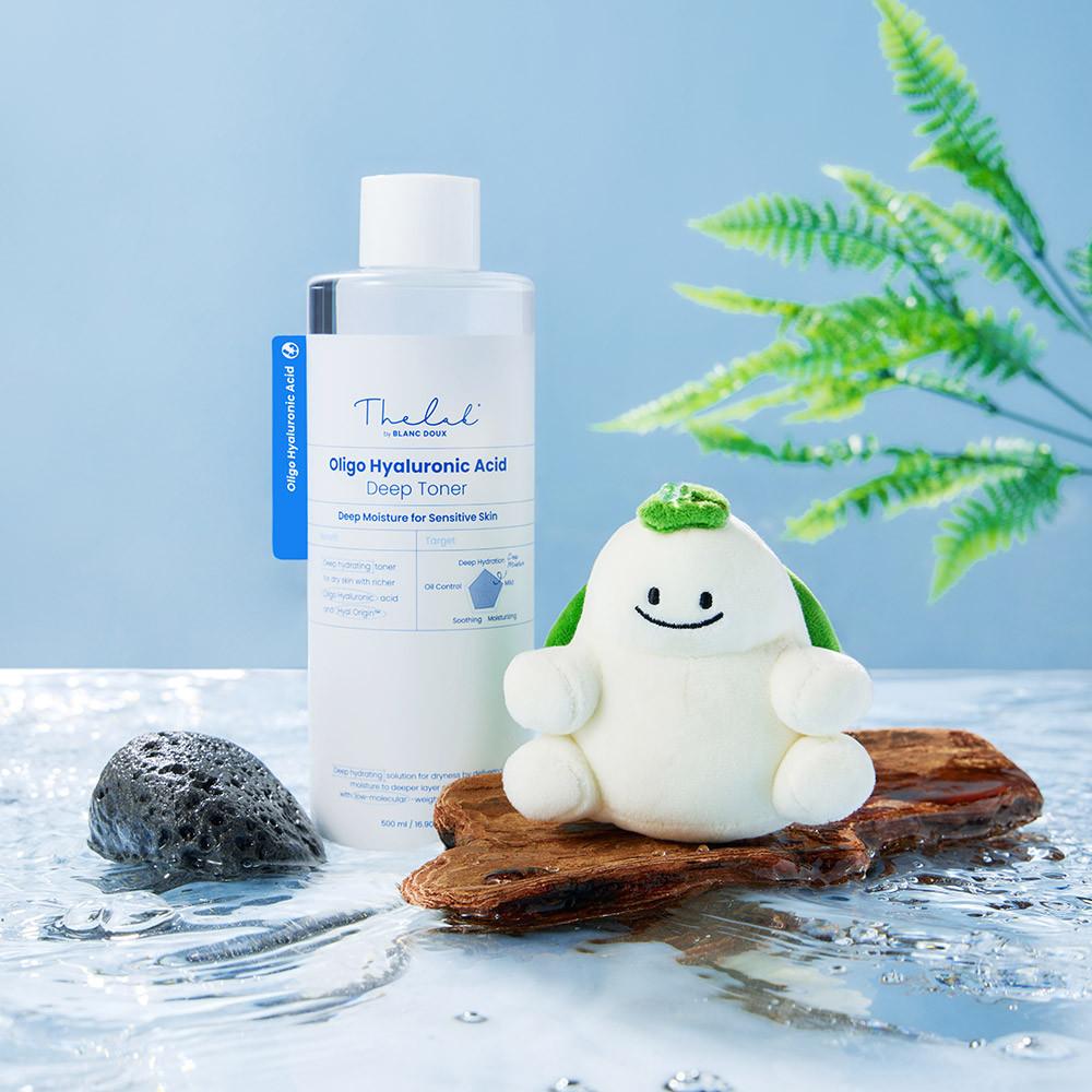 더랩바이블랑두 저분자 히알루론산 딥 토너 500ml+베베더오리 키링