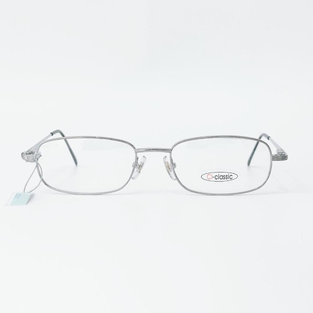 CL-CLASSIC silver square metal glasses