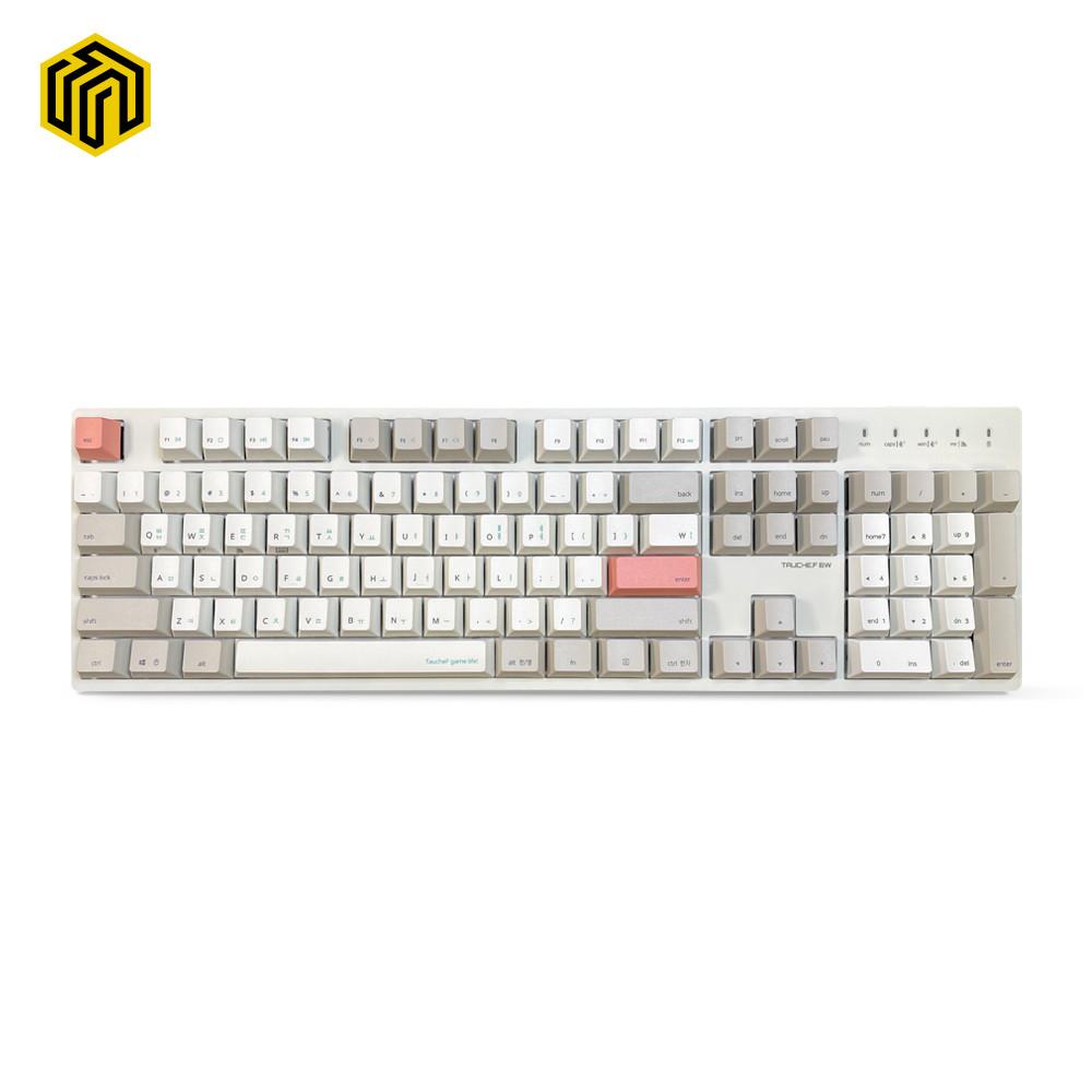 [추가할인쿠폰+추가포인트적립] 웨이코스 씽크웨이 토체프BW 블루투스 유무선 체리 키보드 (베이지, 저소음적축)