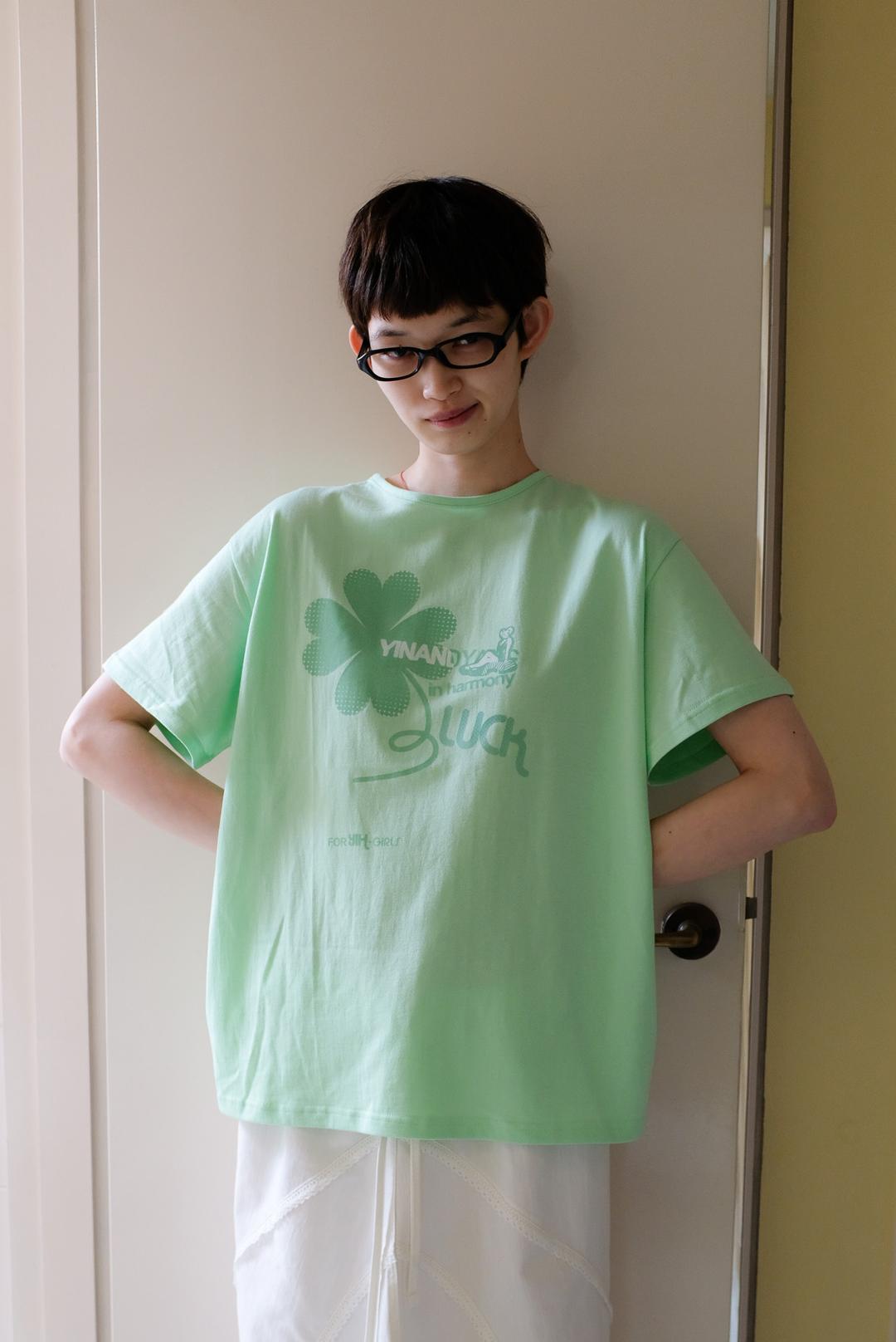 YIH t-shirt, light green
