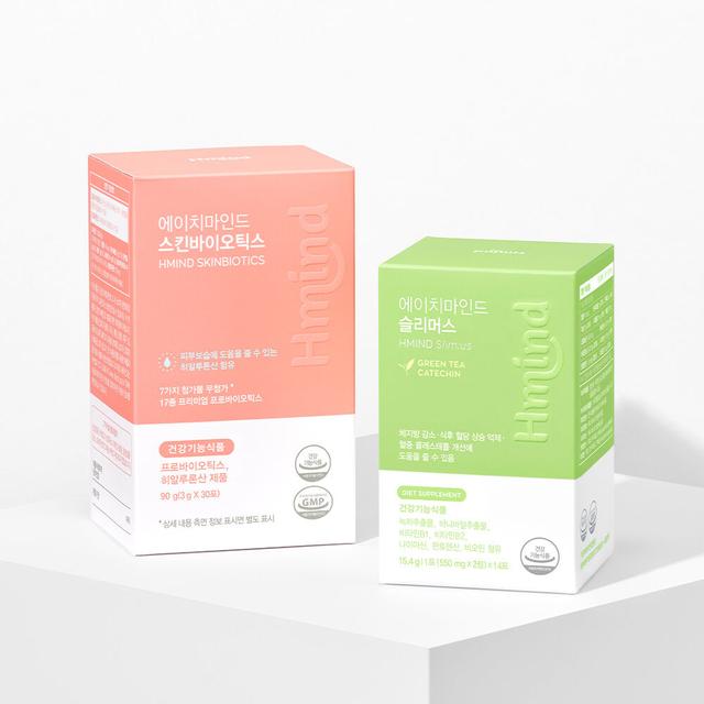 슬리머스 1BOX + 스킨바이오틱스 1BOX