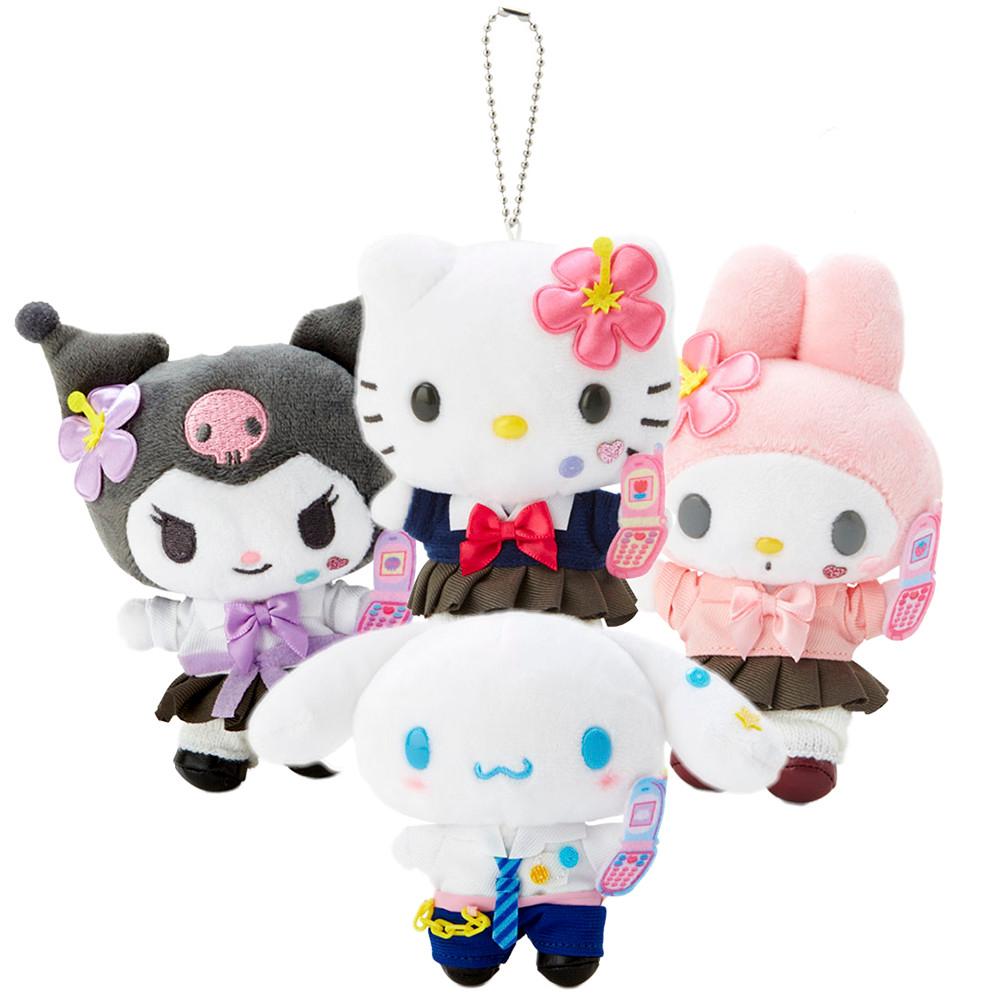 산리오 헤이세이 코갸루 시리즈 인형 마스코트 홀더 헬로키티 마이멜로디 시나모롤 쿠로미