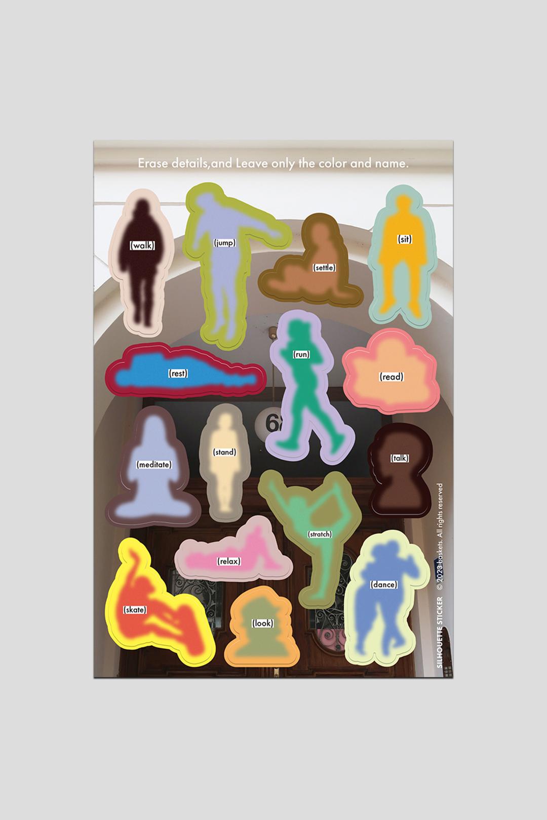 SILHOUETTE STICKER Stroll 002