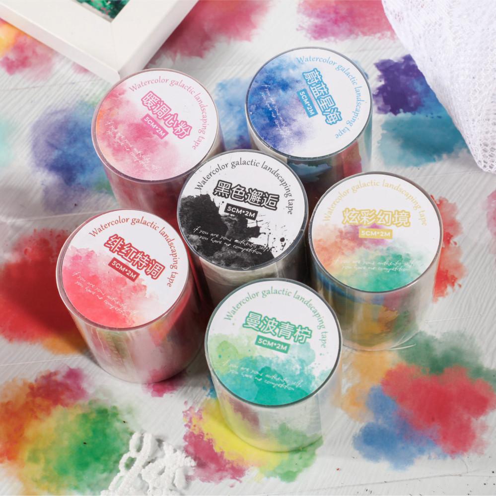 레인보우 클라우드 빈티지 다꾸 스티커