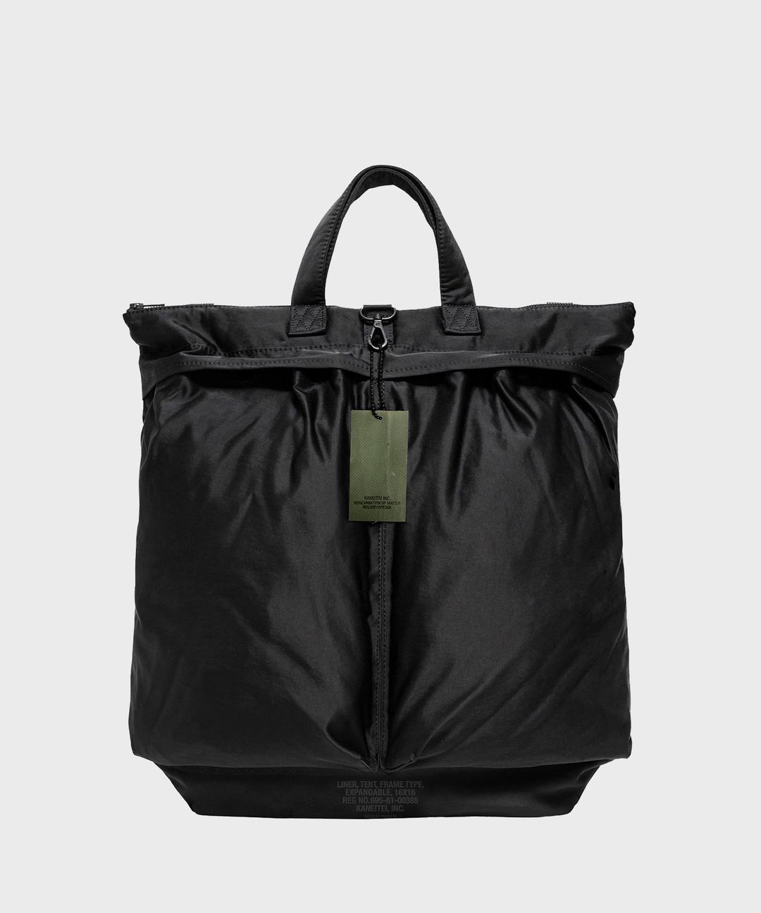 ROME HELMET BAG L (BLACK) / RECYCLED