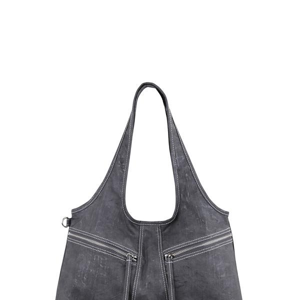 [3/12 예약 발송] Vintage stitch bag mini [Charcoal]
