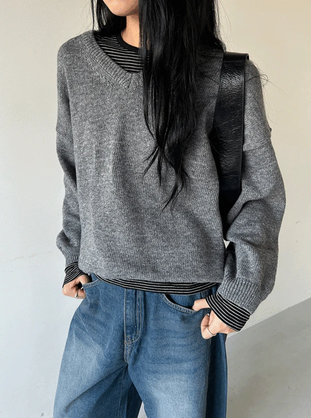 케인브이넥니트