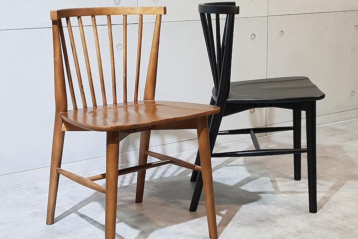 [최대7%쿠폰]에클레어 고무나무 원목 식탁의자