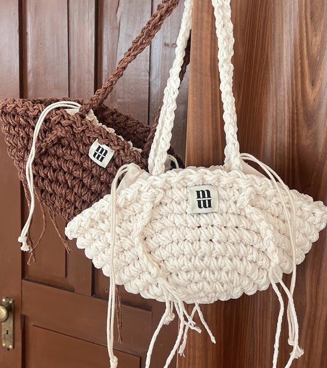 baguette bag (white)