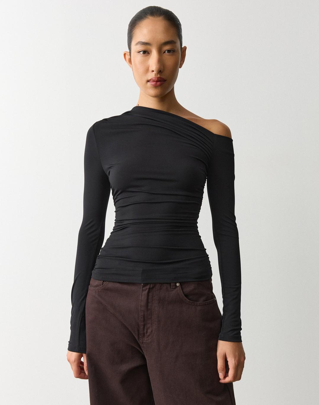 Asymmetrical Long Sleeve Top