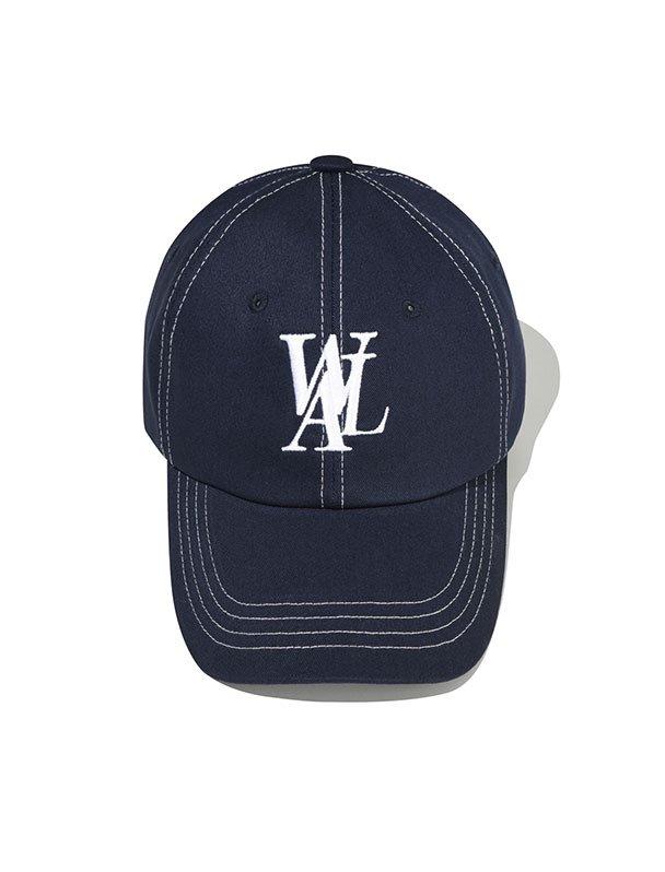 Signature Logo ball cap - STITCH NAVY