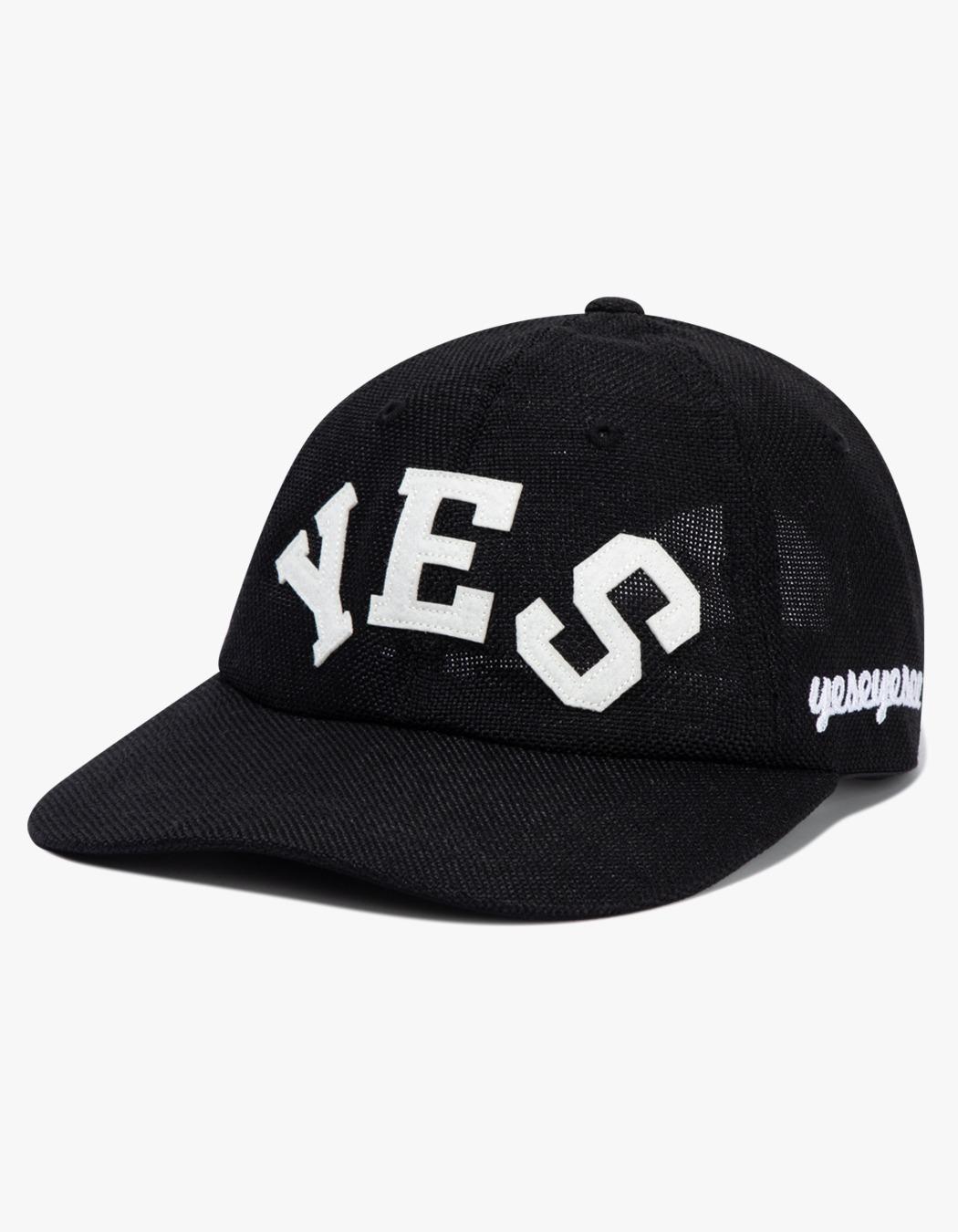 Y.E.S Straw Cap - Black