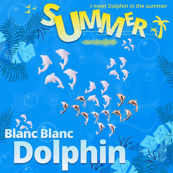 골드.실버.로골. 화이트> 돌핀 스닷츠(3개입) [P393, P394, P395, P396]