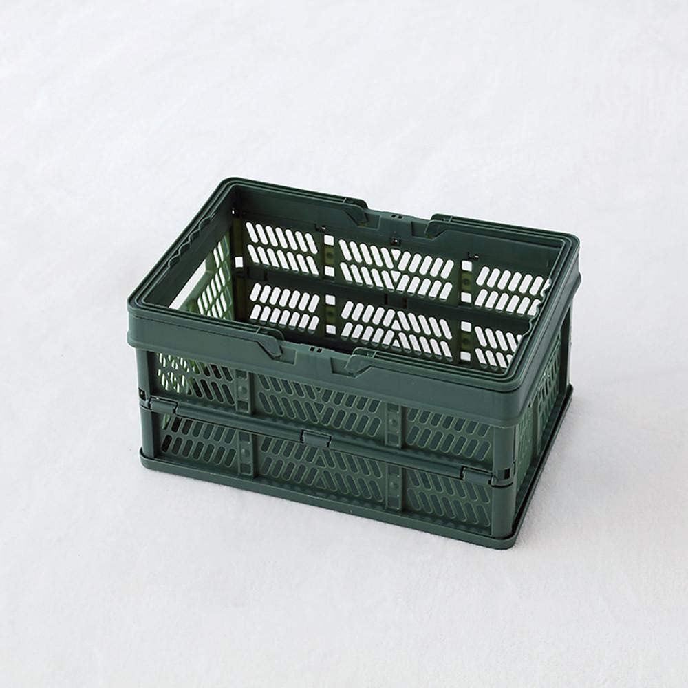 KONTINO 폴딩바스켓 8L 원톤그린 6762.8499