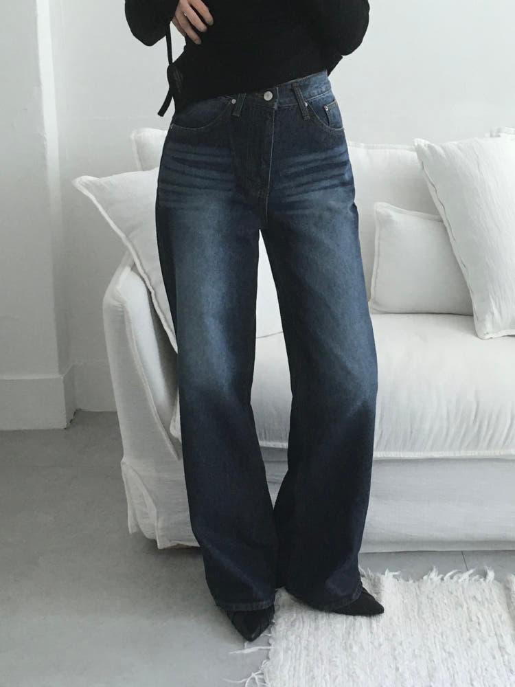 브러쉬 워싱 데님