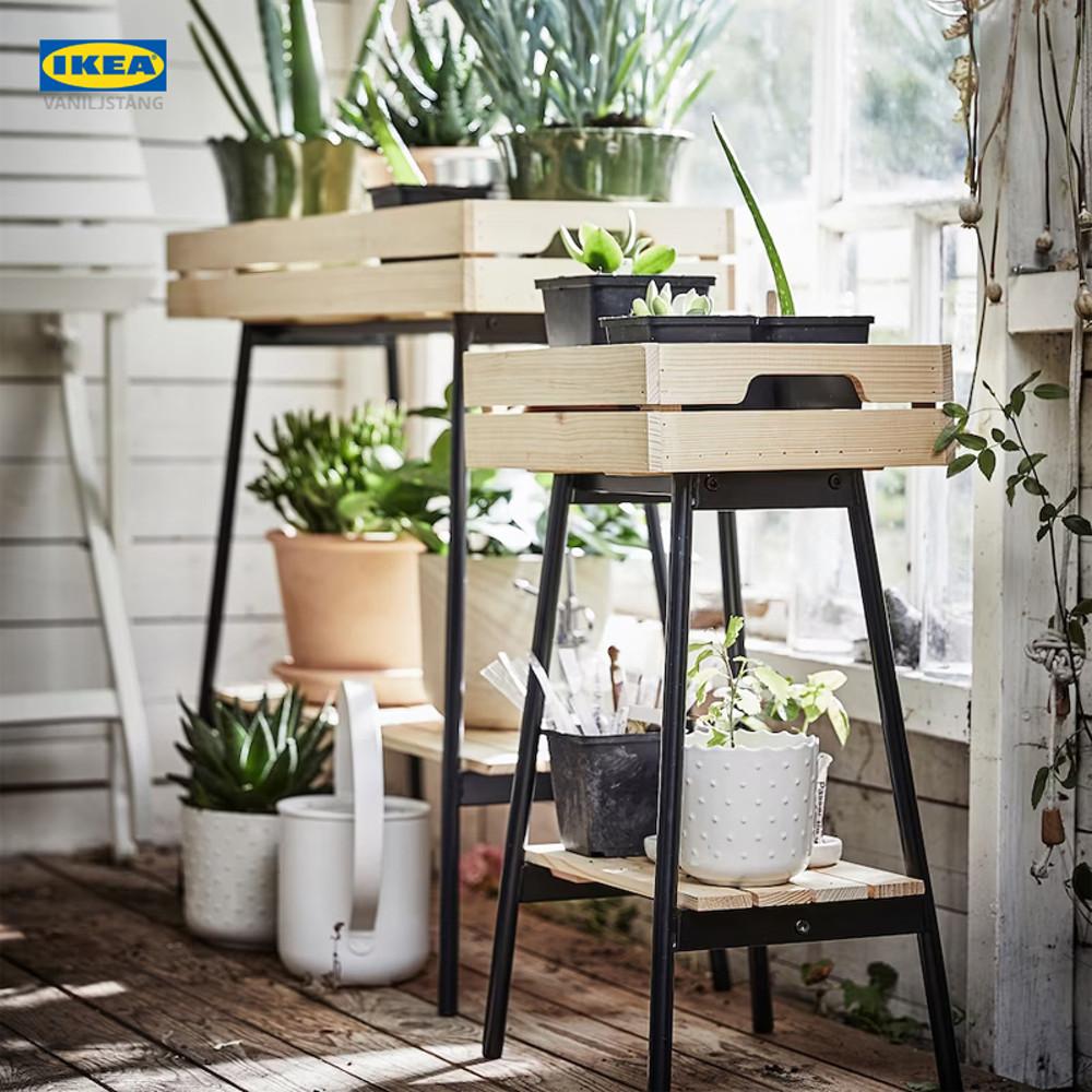 이케아 화분정리대 식물선반 화분스탠드 화분받침대 바닐리스통