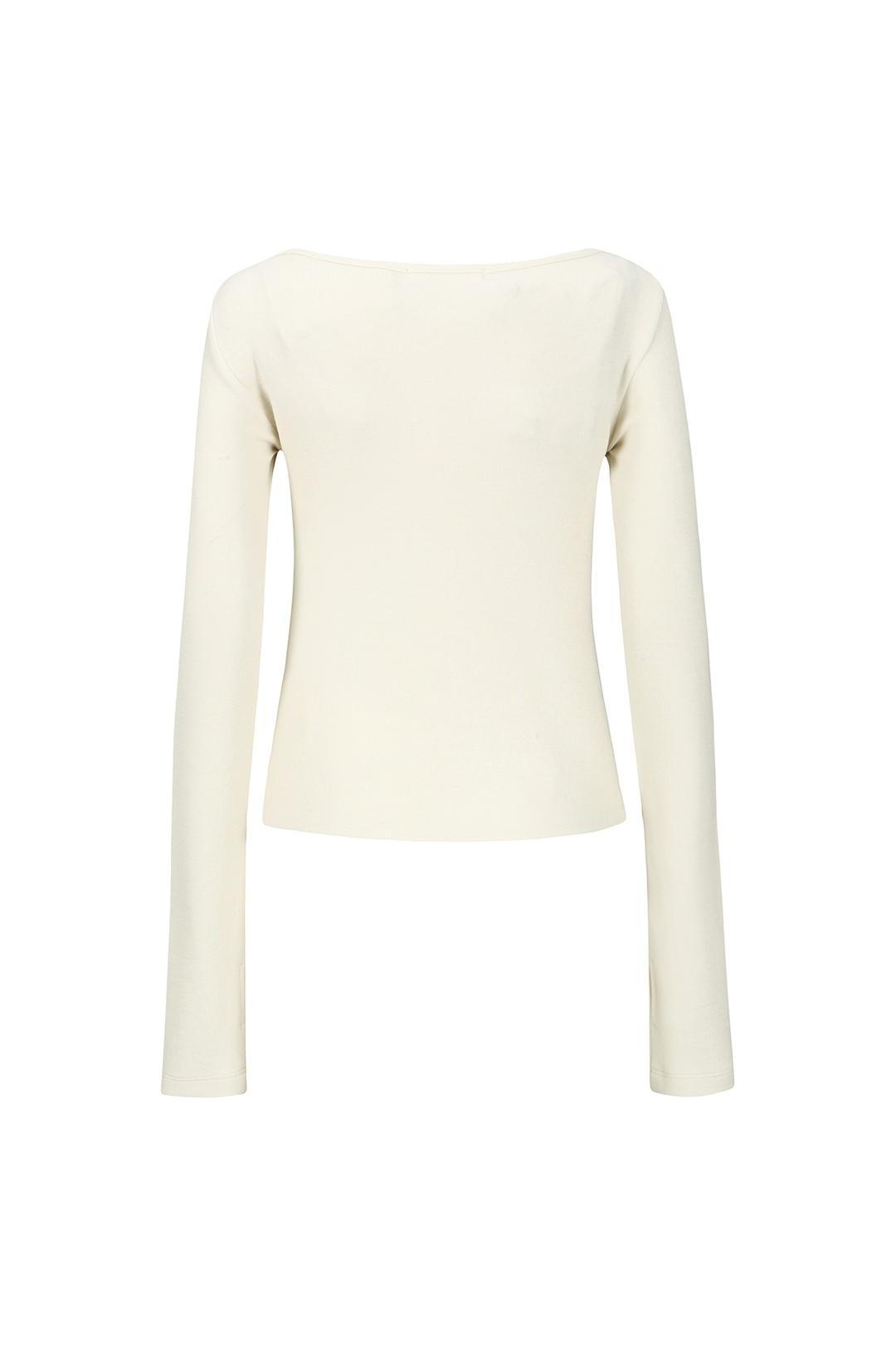 LONG SLEEVE BUSTIER TOP