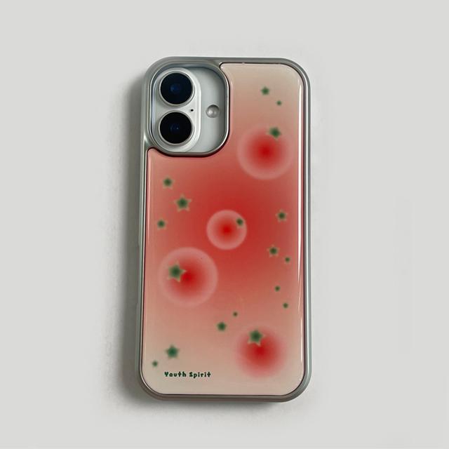유스스피릿 멋쟁이 토마토 레드 실버 에폭시 케이스