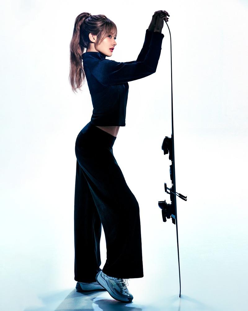 KIOF착용_우먼스 골지 벨루아 와이드 팬츠 - 스파이더코리아